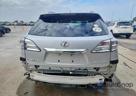 2010 Lexus Rx 350 Base z USA, uszkodzony, nr VIN 2T2ZK1BA3AC010621
